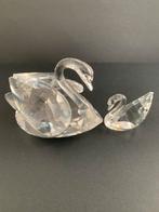 Swarovski zwaan met jong, Ophalen of Verzenden, Zo goed als nieuw, Glas, Minder dan 50 cm