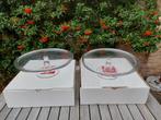Taartplateau op voet 2 stuks 15 Euro per stuk, Huis en Inrichting, Keuken | Servies, Ophalen, Overige typen, Nieuw, Glas