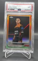 2022 Topps Chrome F1 #33 Lando Norris Orange Ref /25 PSA 9, Ophalen of Verzenden, Zo goed als nieuw, Plaatje