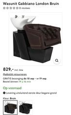 Wasunit Gabbiano London Bruin #Kappersstoel #Gabbiano, Knippen