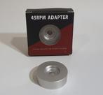 Aluminium Adapter 45 RPM voor 7 inch Toerenplaten (Singles), Overige merken, S, Nieuw, Ophalen of Verzenden