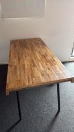 Houten eettafel, Huis en Inrichting, Tafels | Eettafels, Ophalen, Gebruikt, 50 tot 100 cm, 150 tot 200 cm