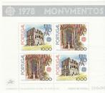 Portugal Postzegelblokje Monumenten Uitgave 1978, Verzenden, Portugal