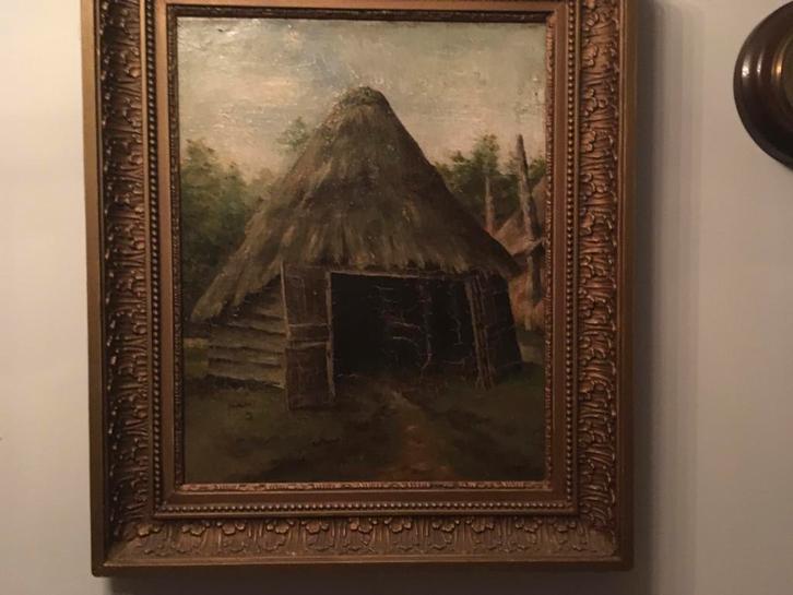 Gesigneerd Schilderij Anton Mauve (1838-1888), Antiek en Kunst, Kunst | Schilderijen | Klassiek, Ophalen of Verzenden