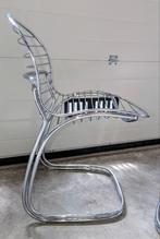 4 vintage de design spijlen stoelen van Gastone Rinaldi '70s, Ophalen