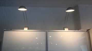 4 Billy kasten Ikea met glazen deuren en verlichting - afbeelding 3