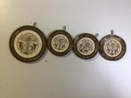 Antieke Wandbordjes Set, Antiek en Kunst, Antiek | Wandborden en Tegels, Ophalen of Verzenden