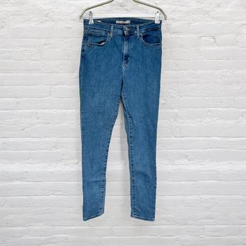 Levi’s Jeans Maat W28 L28 Licht Blauw High Rise Skinny beschikbaar voor biedingen