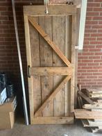2 steigerhouten deuren + rest planken, Doe-het-zelf en Verbouw, Deuren en Horren, Ophalen, Zo goed als nieuw