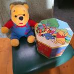 Grote Winnie the Pooh beer ca 35 cm ? en groot blik, Verzamelen, Ophalen, Winnie de Poeh of vrienden, Zo goed als nieuw