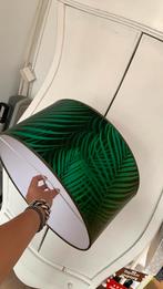Lampenkap jungle groen bladeren, Huis en Inrichting, Lampen | Lampenkappen, 25 tot 50 cm, Rond, Ophalen of Verzenden, Zo goed als nieuw