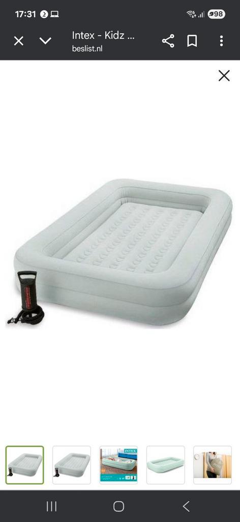 Intex kidz travel Peuter Luchtbed - Zo Goed Als Nieuw!, Kinderen en Baby's, Overige Kinderen en Baby's, Zo goed als nieuw, Ophalen