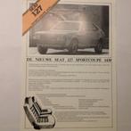 Seat 127 Sportcoupe 1430 sheet 2 blz NED 1979, Ophalen of Verzenden, Nieuw, Overige merken