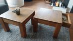 Eiken salontafels, Huis en Inrichting, Tafels | Salontafels, Ophalen, 50 tot 100 cm, Vierkant, 50 tot 100 cm