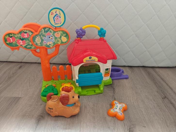 Zoef zoef hondenhok incl. hond en botje, Kinderen en Baby's, Speelgoed | Vtech, Gebruikt, 2 tot 4 jaar, Ophalen of Verzenden