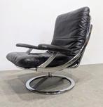 Relax space-age  Leolux vintage, Minder dan 50 cm, Gebruikt, Ophalen of Verzenden, Leer