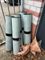 Dakleer Rollen + Bevestigingsmateriaal, Doe-het-zelf en Verbouw, Ophalen, Overige materialen, Zo goed als nieuw, 15 m² of meer