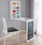 InnovaGoods Inklapbaar Wandbureau met Schoolbord NIEUW, Ophalen, Minder dan 50 cm, Met klep(pen), Nieuw