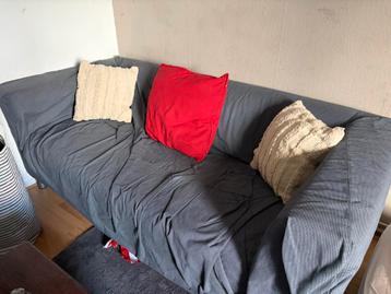 IKEA Grijze Bank 2 zits beschikbaar voor biedingen