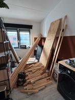 Hout te koop: Vuren balken & Elliottis Underlayment, Doe-het-zelf en Verbouw, Hout en Planken, Ophalen, Gebruikt, Minder dan 25 mm
