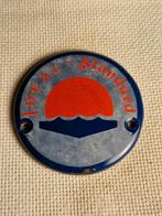 Oud emaille reclame/merk bordje over sanitair., Ophalen of Verzenden