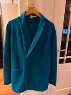 Heren Turquoise kostuum/pak  zara - Maat 32-34, Maat 38/40 (M), Kostuum of Pak, Blauw, Ophalen of Verzenden