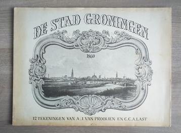 De stad Groningen 1860: 12  (prachtige) tekeningen.  beschikbaar voor biedingen