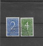 Nederland 1950, NVPH D25 t/m D26, Gestempeld., Verzenden, Na 1940, Gestempeld