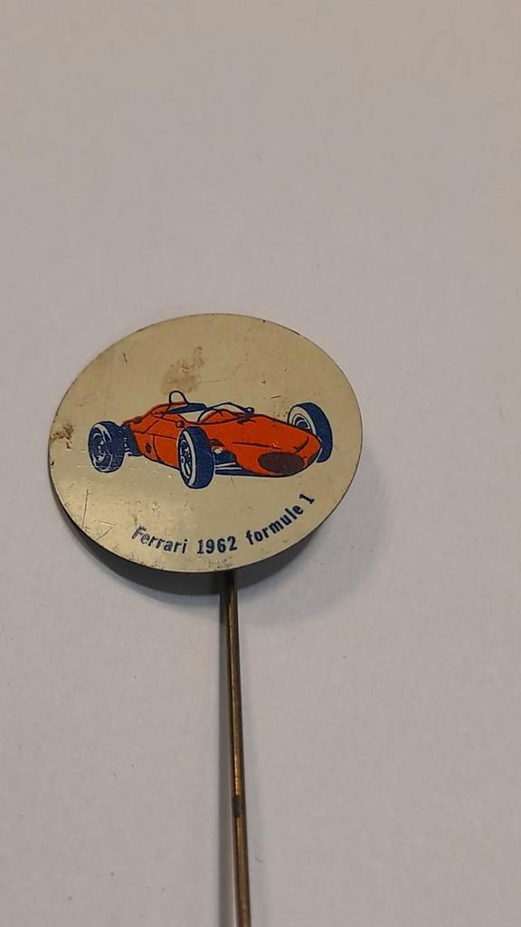 Ferrari 1962 Formule 1 Speldje, Verzamelen, Speldjes, Pins en Buttons, Gebruikt, Speldje of Pin, Sport, Ophalen of Verzenden