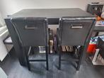 Bartafel Hoog met 4 barstoelen, Huis en Inrichting, Tafels | Statafels, Ophalen, Gebruikt