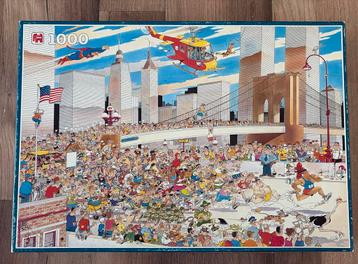 Jan van Haasteren puzzel - New York marathon - 1000 stukjes beschikbaar voor biedingen