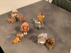 Vier schattig aangeklede Simba poppetjes. Safari., Ophalen of Verzenden, Zo goed als nieuw, Overige typen