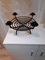 Kaarsen standaard zwart, Ophalen, Zwart, Zo goed als nieuw, Metaal