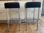 barkrukken, Huis en Inrichting, Barkrukken, 2 krukken, Ophalen, Zo goed als nieuw, 60 tot 90 cm