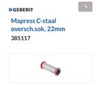 Geberit Mapress C-staal Oversch.sok 22mm, Ophalen of Verzenden, Nieuw