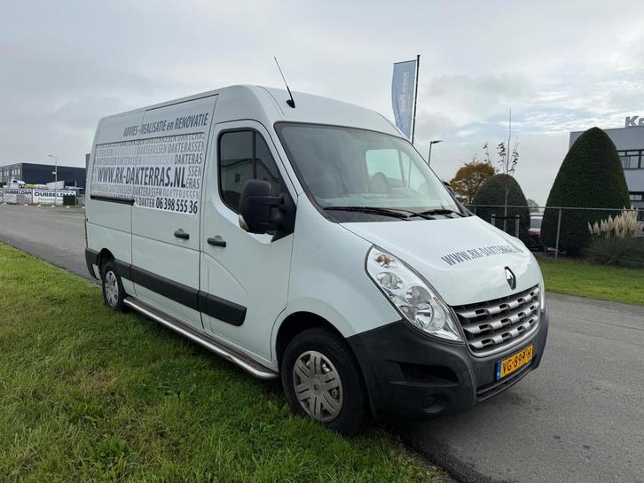 Renault Master T35 2.3 dCi L2H3 Eco DC AIRCO LANG HOOG WIT 2, Auto's, Bestelauto's, Particulier, Te koop, ABS, Boordcomputer, Centrale vergrendeling