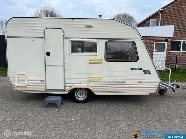 Home-car Eureka 38 382 incl voortent, Caravans en Kamperen, Caravans, Bedrijf, tot en met 4, 500 - 750 kg, Home-car, 5 tot 6 meter