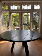 Eiken eettafel, wengé, 160cm, Ophalen, 150 tot 200 cm, Zo goed als nieuw, Vijf personen of meer