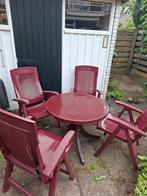 GRATIS TUINTAFEL. (ZONDER STOELEN), Ophalen, Gebruikt, Rond, Kunststof