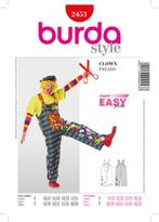 Burda Patroon 2453 - Clown, Hobby en Vrije tijd, Kledingpatronen, Overige typen, Man, Nieuw, Burda