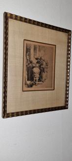 Rembrandt - gravure - BIJZONDER, Antiek en Kunst, Kunst | Schilderijen | Klassiek, Ophalen of Verzenden