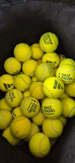 60 gebruikte Padelballen-ideaal voor training of oefening, Sport en Fitness, Tennis, Overige merken, Gebruikt, Verzenden, L00
