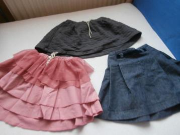 rok strokenrok roze grijs rokje tumble zara baby 98 104 beschikbaar voor biedingen