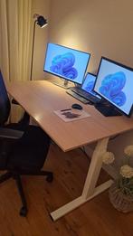 Electrisch verstelbaar bureau, Huis en Inrichting, Bureaus, Ophalen, Elektrisch, Zo goed als nieuw, Stabureau