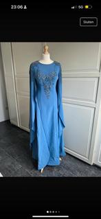 exclusieve avond jurk abiye tesettur, Verzenden, Zo goed als nieuw, Maat 42/44 (L), Blauw