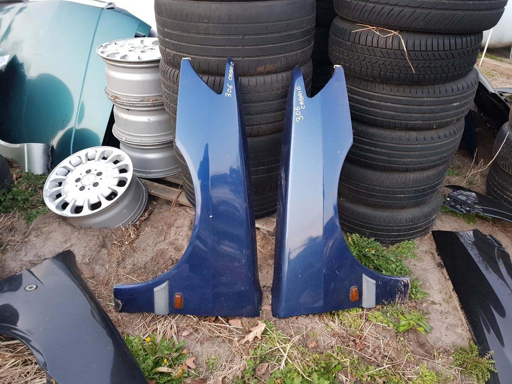 Peugeot 306 Cabriolet voorschermen bj 1995, Auto-onderdelen, Carrosserie en Plaatwerk, Ophalen of Verzenden, Gebruikt, Spatbord