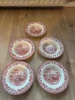 5 x Myott County life, old English ironstone, diepe borden,, Ophalen of Verzenden