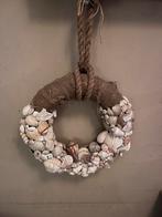 Prachtig handgemaakte schelpen krans, Huis en Inrichting, Woonaccessoires | Kransen, Ophalen of Verzenden, Nieuw