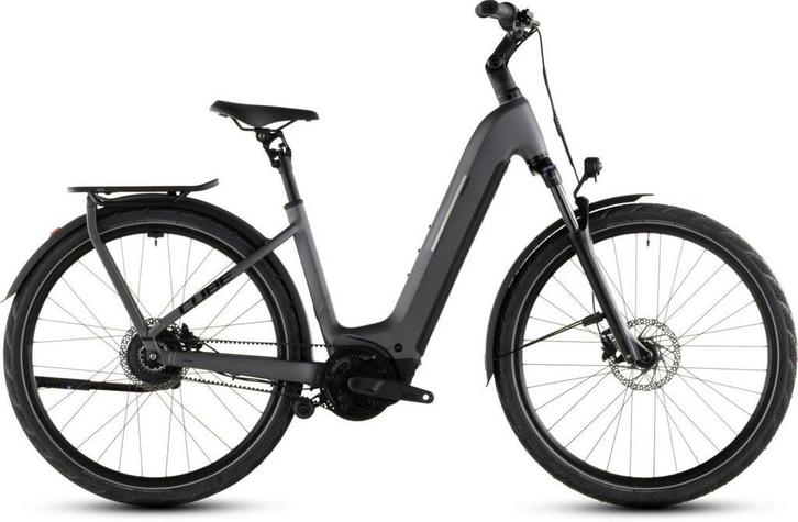 CUBE KATHMANDU HYBRID COMFORT PRO 800 SLABGREY/BLACK Lage in, Fietsen en Brommers, Elektrische fietsen, Nieuw, Cube, 55 tot 59 cm