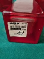 vaasjes rood vierkant rood drie stuks, Huis en Inrichting, Woonaccessoires | Vazen, Ophalen of Verzenden, 'T Olde Gre-j, Info@toldegrej.nl